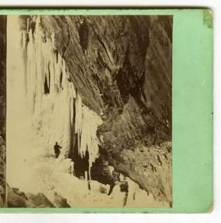 SV Below Niagara Falls Winter 1860s James Cremer Phii  