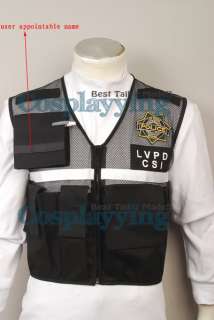 Vest of CSI Crime Scene Investigation Las Vegas Custom  