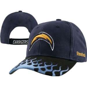  San Diego Chargers Flame Adjustable Hat