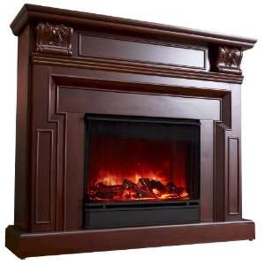   Flame Kristine Electric Indoor Electric Fireplaces 9500E Dark Mohogany