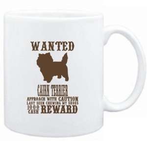 Mug White  Wanted Cairn Terrier   $1000 Cash Reward  Dogs  