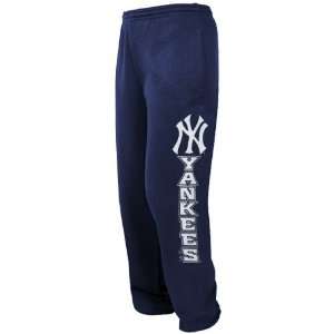  Majestic New York Yankees Navy Blue Hook Slide Fleece 