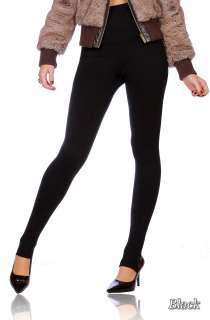 Autumn Collection   Thick Heavy Warm Stirrup Length Leggings PW92143 