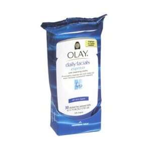  Olay Daily Facials Express Wet Cleansing Cloths, All Skin 
