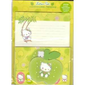    Hello Kitty Green Apple, Scented Letter Set