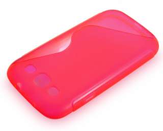 Peach S Shape TPU Gel Cover Case Skin for Samsung Galaxy S 3 III i9300 