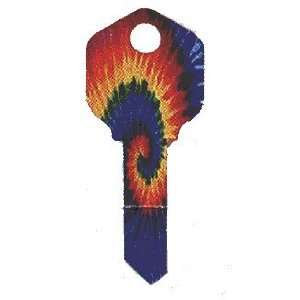  Happy   Tie Dye House Key Schlage SC1