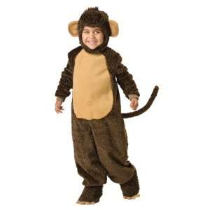   Character Costumes Lil Monkey Toddler Costume / Brown   Size Small 3T