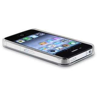 Accessory For Verizon iPhone 4 4S 4G 4GS Yellow+Blue Hard Shiny Skin 