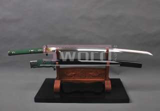 Japanese wakizashi damascus katana folded steel sword good quality 