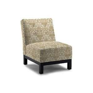  Williams Sonoma Home Abigail Chair, Damask Swirl, Toffee 