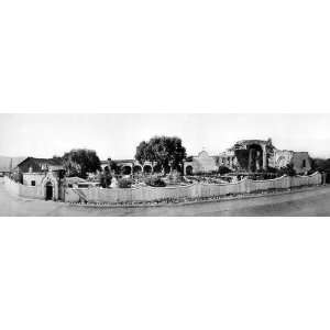  PANORAMA OF MISSION SAN JUAN CAPISTRANO CALIFORNIA 1926 