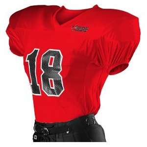  Alleson 748CL Dazzle Custom Football Jerseys SC   SCARLET 