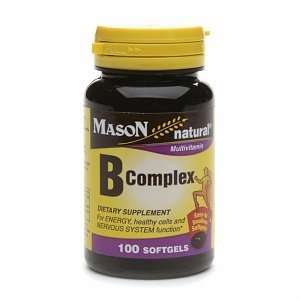  Mason Natural B Complex, Softgels, 100 ea Health 