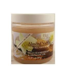  Dead Sea Salt Scrub Almond Vanilla with Aromatic Oil 