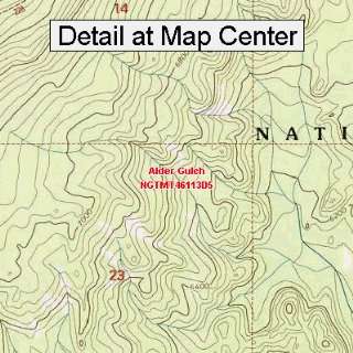  USGS Topographic Quadrangle Map   Alder Gulch, Montana 