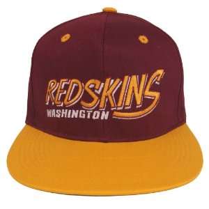   Redskins Old Script Double Snapback Cap Hat 