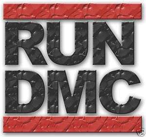 Run DMC Logo T shirt transfer. Great Item 80s Style  