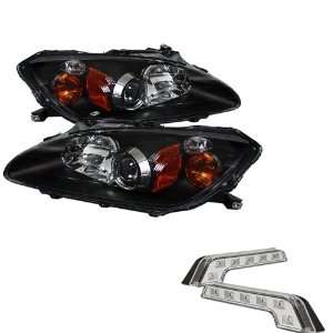  Carpart4u Honda S2000 OEM Black Amber Headlights and LED 