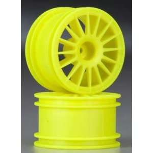    Duratrax Spoked Wheel Yellow Vendetta Rally (2) Toys & Games