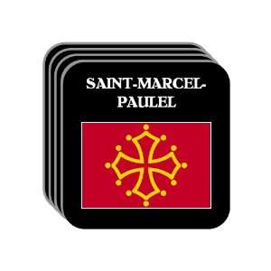 Midi Pyrenees   SAINT MARCEL PAULEL Set of 4 Mini Mousepad Coasters