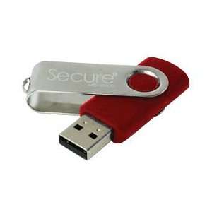   Encrypted Usb Drive Red 16Gb Bp 16 Character Mandatory Password Secure