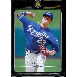  2008 Upper Deck # 252 Zack Greinke   Royals   MLB Baseball 