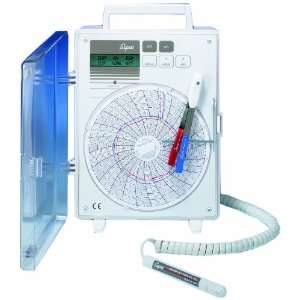   Dew Point Recorder with LCD Display, 6 Chart Diameter,  40/130 F, 115