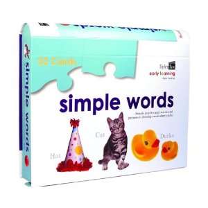  Earling Learning 52 Card Simple Words Set Toys & Games