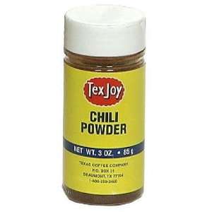 Tex Joy, Tex Joy Chile Powder 3 oz, 3 OZ (Pack of 6)  
