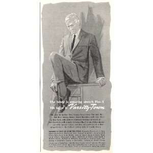  Varsity Town Mens Suit Original 1965 Print Advertisement 