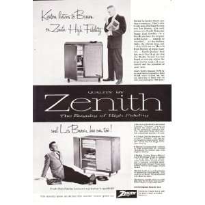   Les Brown & Stan Kenton Original Vintage Print Ad 