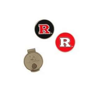 Rutgers Scarlet Knights Hat Clip (Set of 2)  Sports 