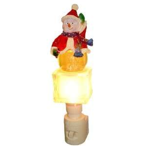  Snowman Santa Snow Globe Christmas Night Light #742400L 