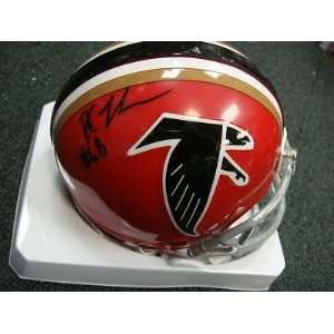   Atlanta Falcons Signed Mini Helmet Coa   Autographed NFL Mini Helmets