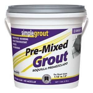   PMG1651 1 Gallon Simple Premium Grout, Delorean Gray
