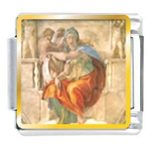 Michelangelos Art Delphic Sibyl Italian Charms Bracelet 