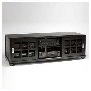  Leslie Dame 60 inch Wood Flat Panel TV Cabinet (Black 