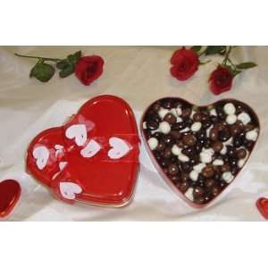 Red Heart Valentines Tin  Grocery & Gourmet Food