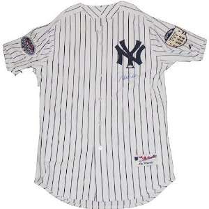  Derek Jeter Authentic 2008 Yankees Home Jersey w/ All Star 