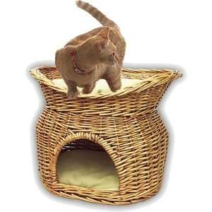 Kitty Wicker Bed DELUX Royal Blue:  Kitchen & Dining