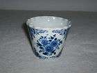 Made in Holland Delft Blue And White Fluted Planter
