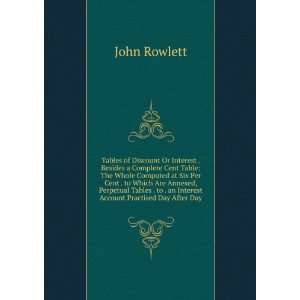   to . an Interest Account Practised Day After Day John Rowlett Books