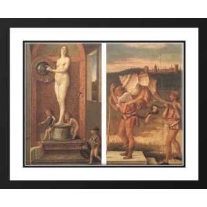 Bellini, Giovanni 36x28 Framed and Double Matted Four Allegories 