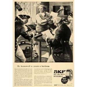   Roller Bearing Benjamin Franklin   Original Print Ad: Home & Kitchen