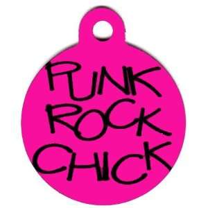   Punk Rock Chick Pet Tags Direct Id Tag for Dogs & Cats: Pet Supplies
