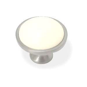  Betsy Fields Knob Bisque Ceramic & Brushed Pewter LQ 