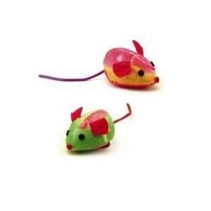    Tie Dye Plush Mice Catnip Toy For Cats   Assorted: Pet Supplies