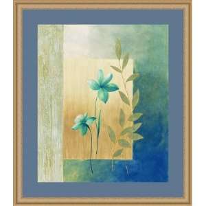   Fleurs bleues I by Etienne Bonnard   Framed Artwork