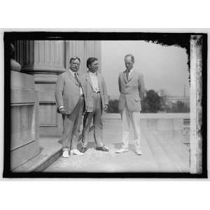   Hiram Johnson, Wm. E. Borah and Medire McCormick 1909